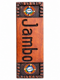 Hand-Carved Swahili Word Plaque (Custom)