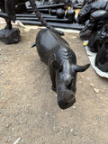 Carved Ebony Rhino Calf