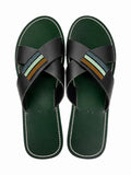 Maasai Beaded Leather Sandals, Crossover Style