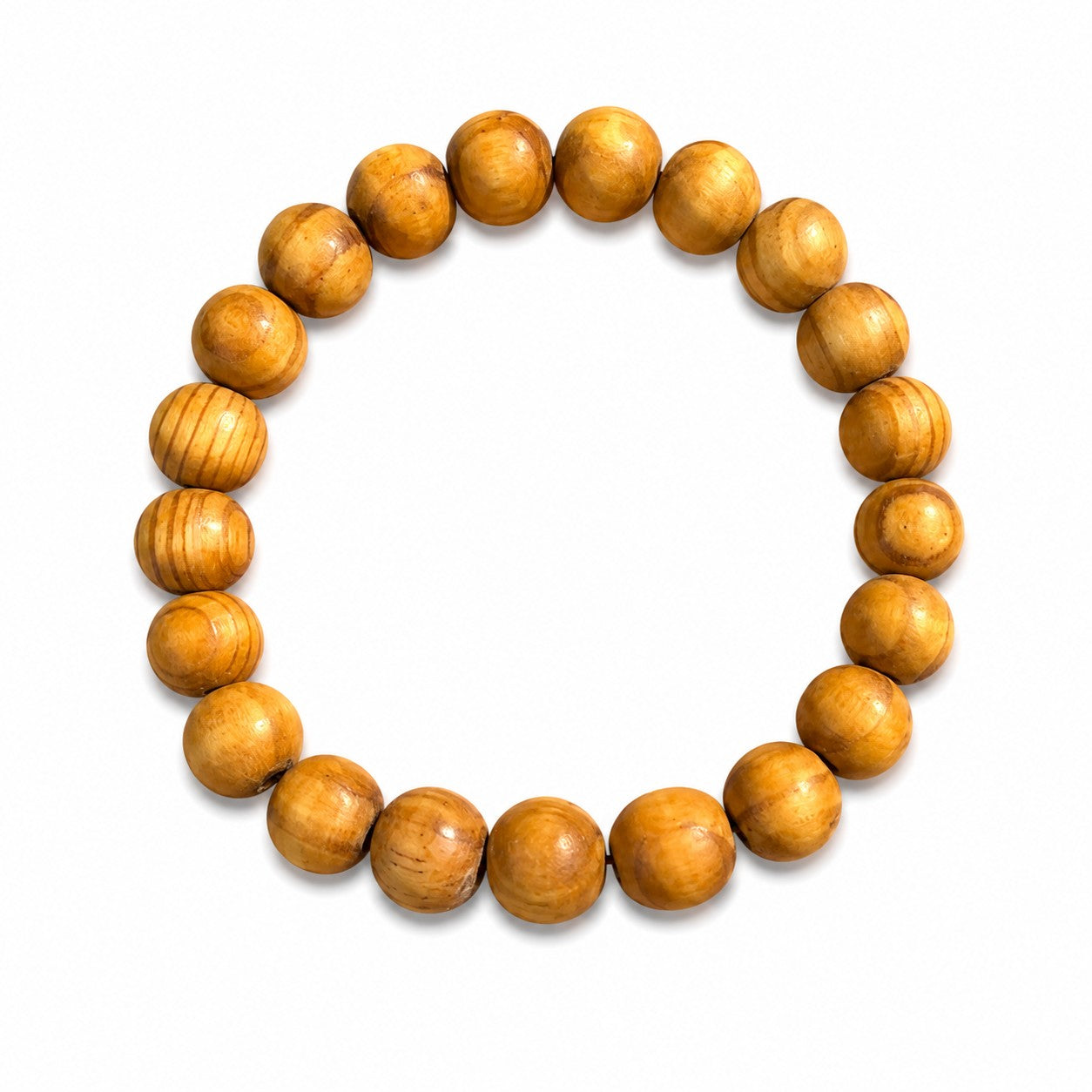 Wooden Bead Stretch Bracelet